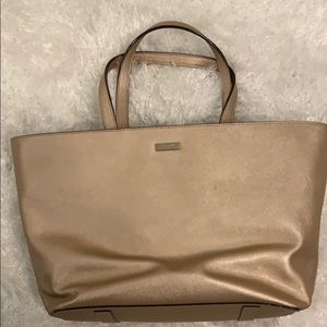 Rose gold Kate Spade tote